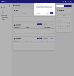 Onboarding tour: step 3.