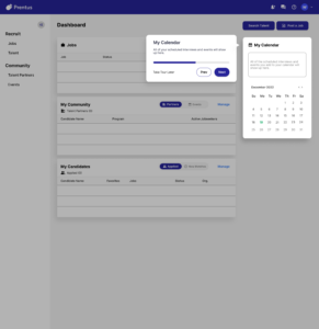 Onboarding tour: step 4.