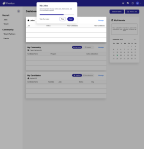 Onboarding tour: step 5.